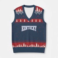 Kentucky V-Neck Knit Sweater Vest Vintage Sports Design Kentuckian KY State