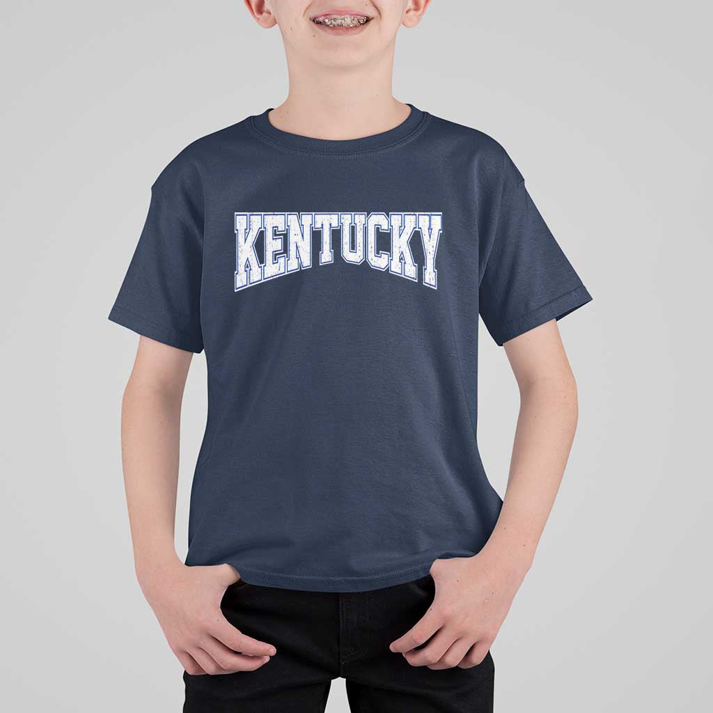 Kentucky T Shirt For Kid Vintage Sports Design Kentuckian KY State