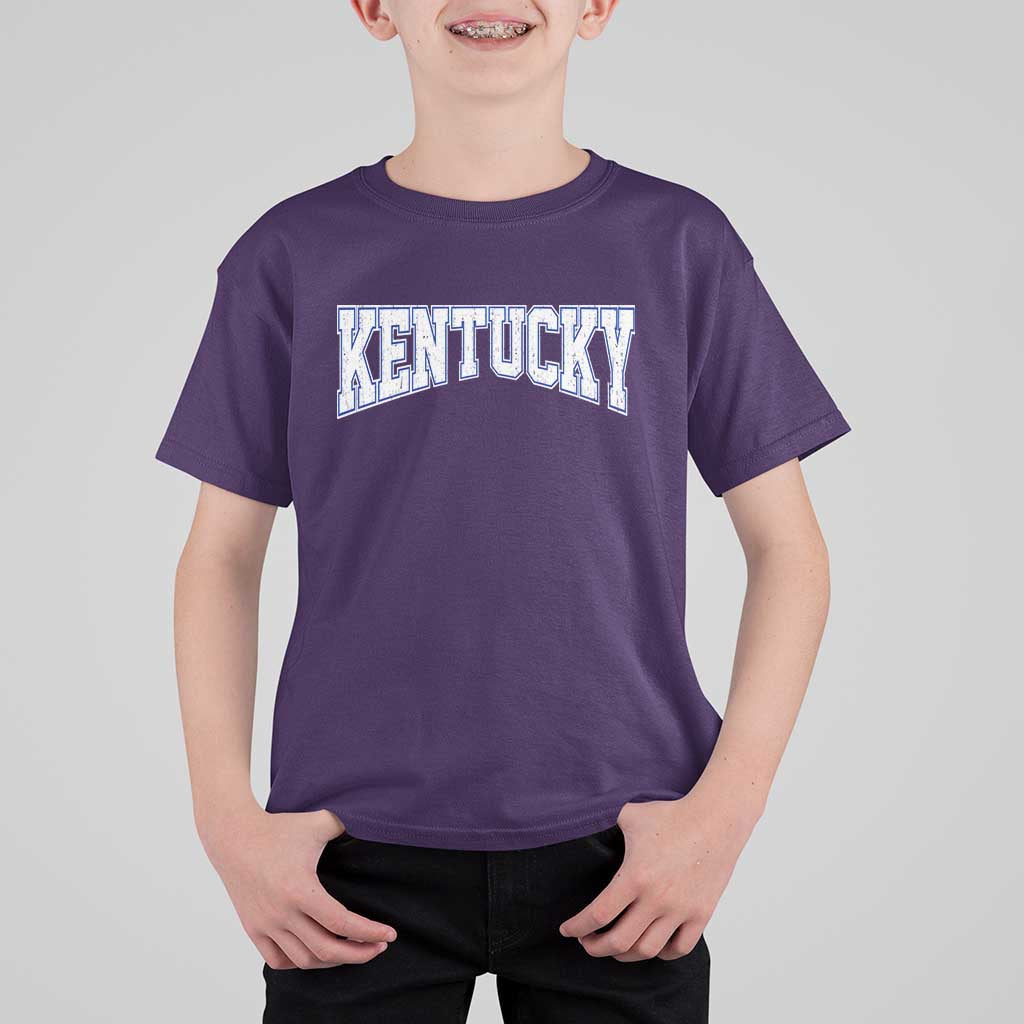 Kentucky T Shirt For Kid Vintage Sports Design Kentuckian KY State