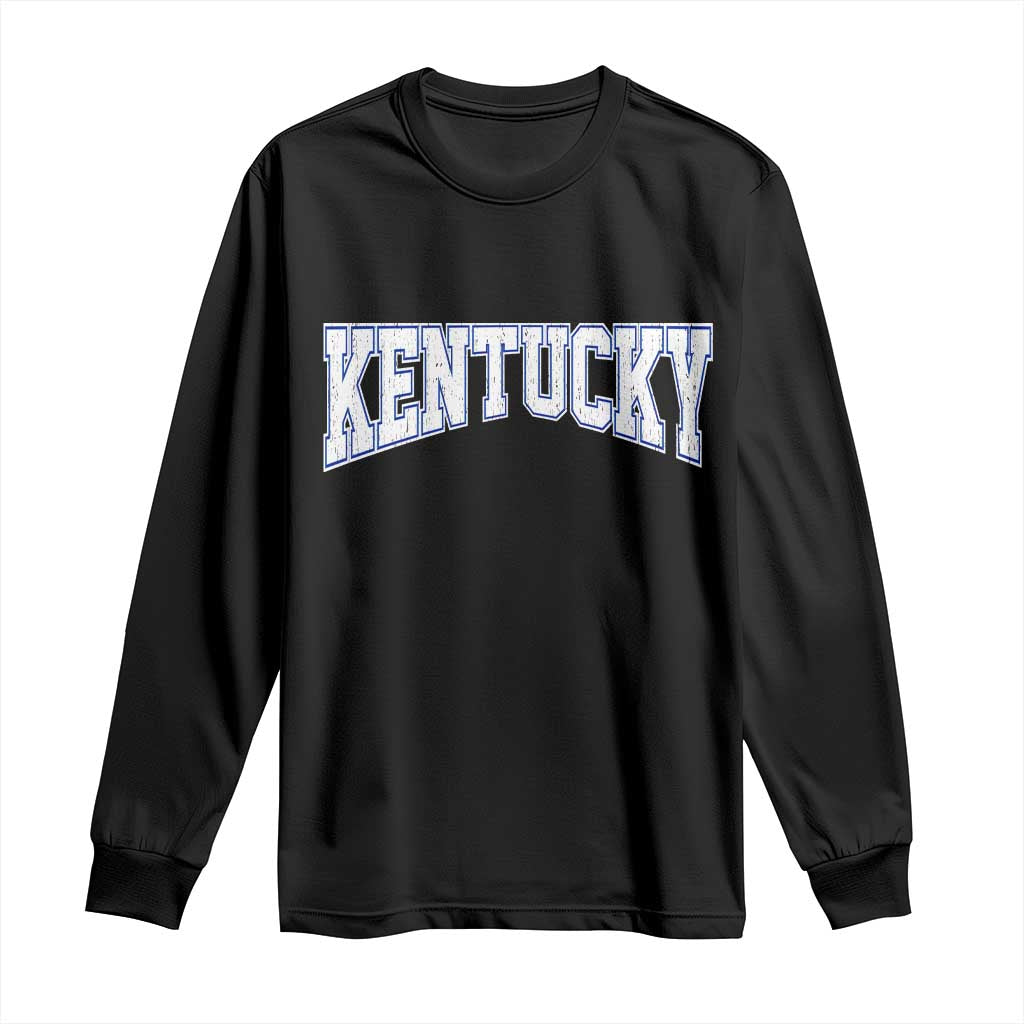 Kentucky Long Sleeve Shirt Vintage Sports Design Kentuckian KY State