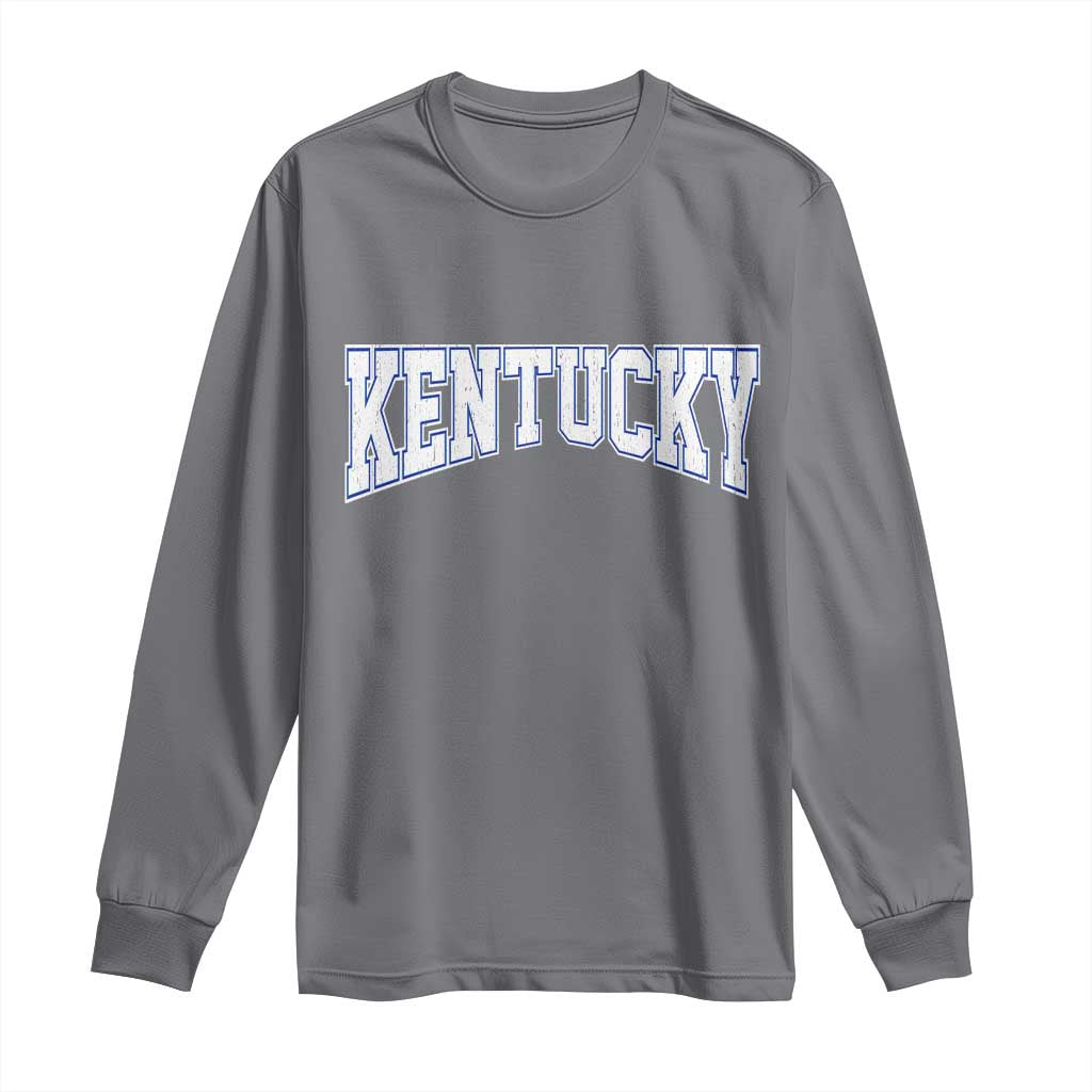 Kentucky Long Sleeve Shirt Vintage Sports Design Kentuckian KY State