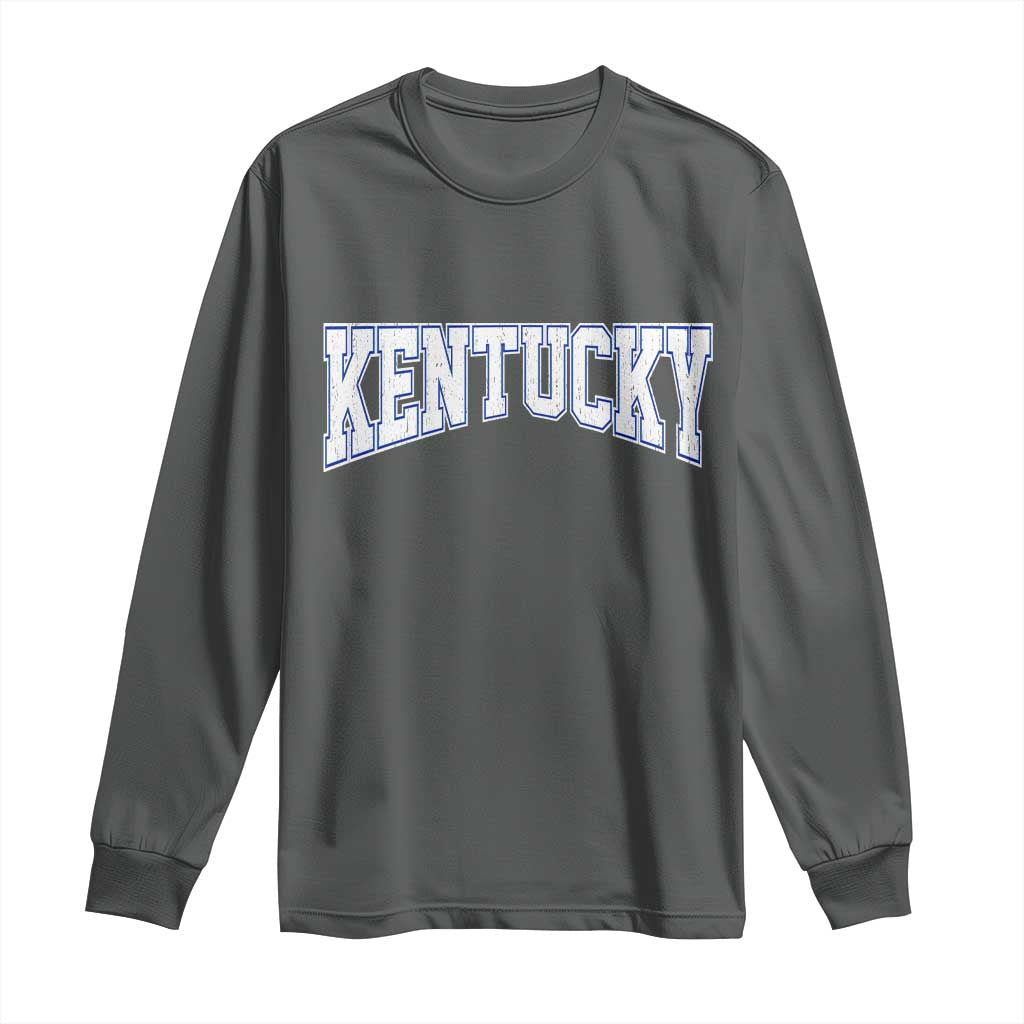 Kentucky Long Sleeve Shirt Vintage Sports Design Kentuckian KY State