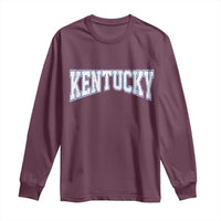 Kentucky Long Sleeve Shirt Vintage Sports Design Kentuckian KY State
