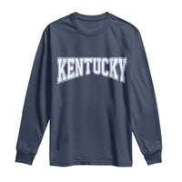 Kentucky Long Sleeve Shirt Vintage Sports Design Kentuckian KY State