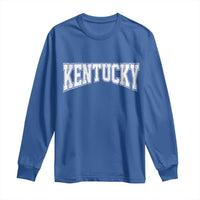 Kentucky Long Sleeve Shirt Vintage Sports Design Kentuckian KY State