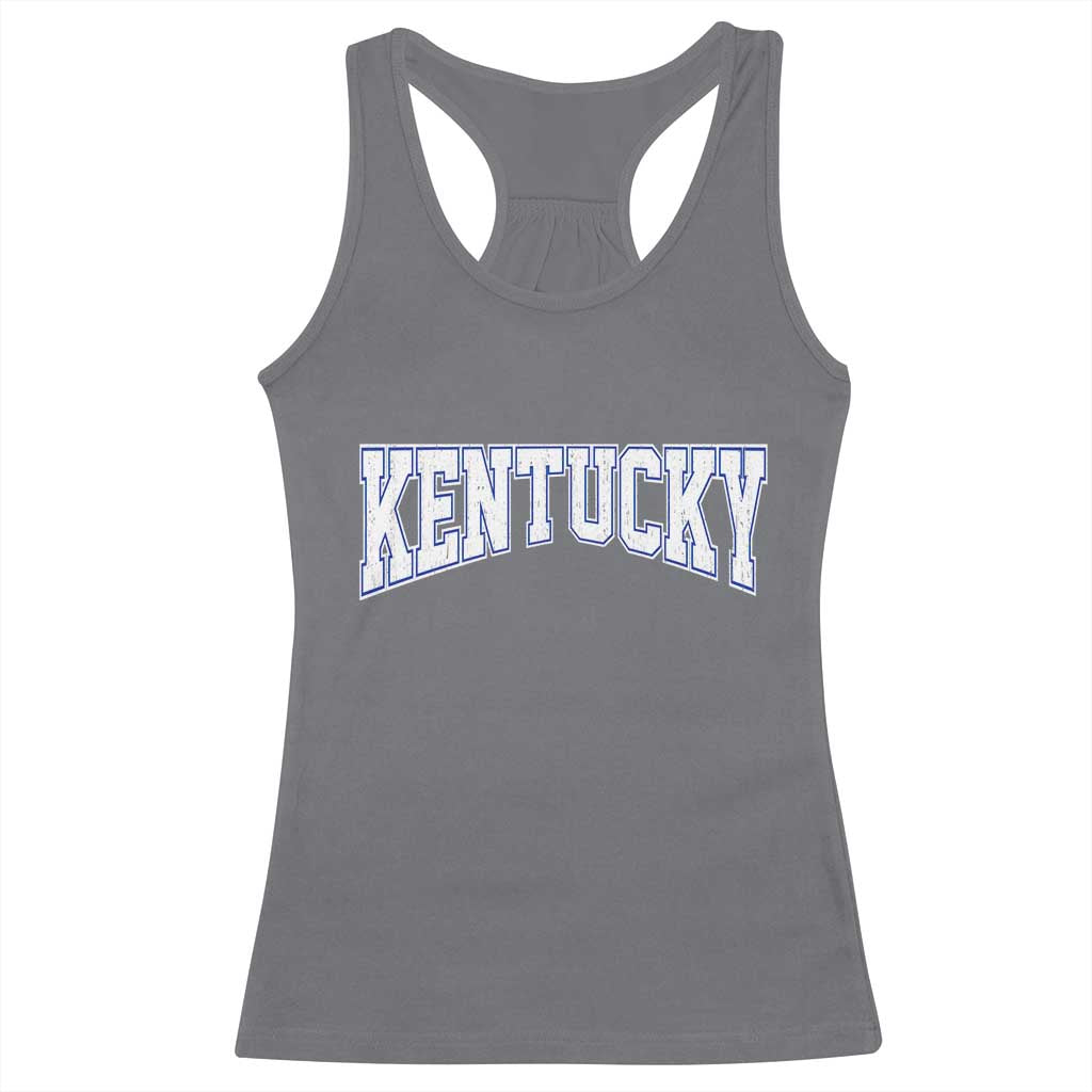 Kentucky Racerback Tank Top Vintage Sports Design Kentuckian KY State