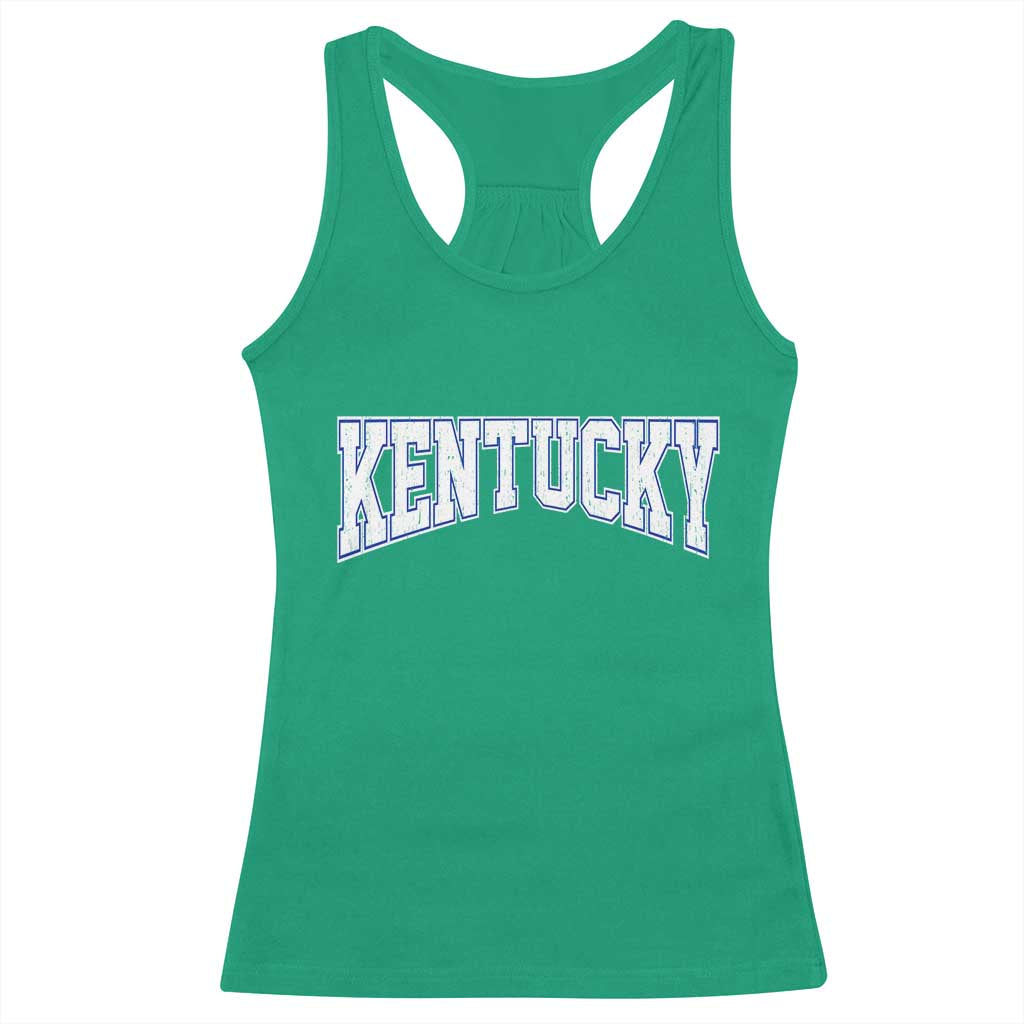 Kentucky Racerback Tank Top Vintage Sports Design Kentuckian KY State