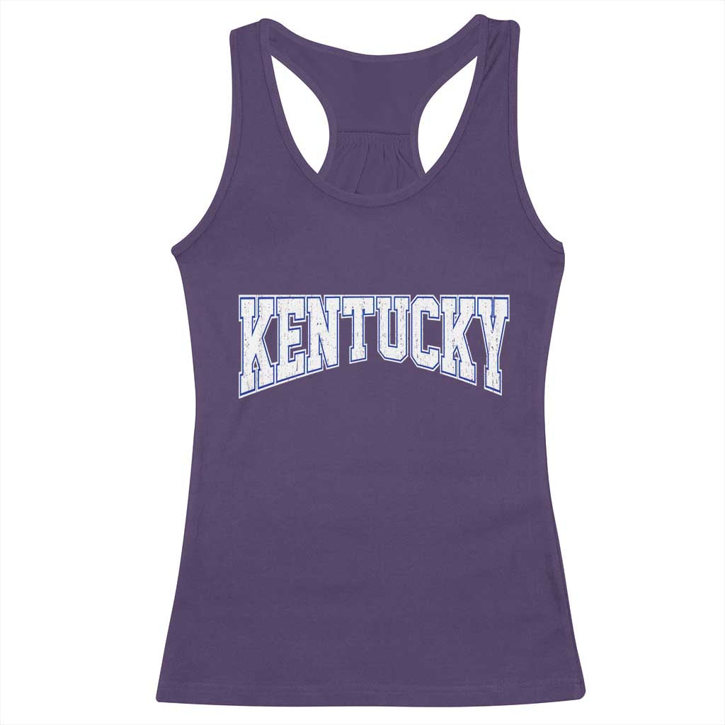 Kentucky Racerback Tank Top Vintage Sports Design Kentuckian KY State