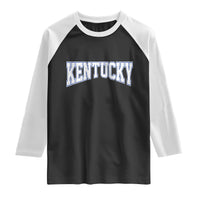 Kentucky Raglan Shirt Vintage Sports Design Kentuckian KY State