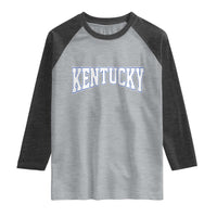 Kentucky Raglan Shirt Vintage Sports Design Kentuckian KY State