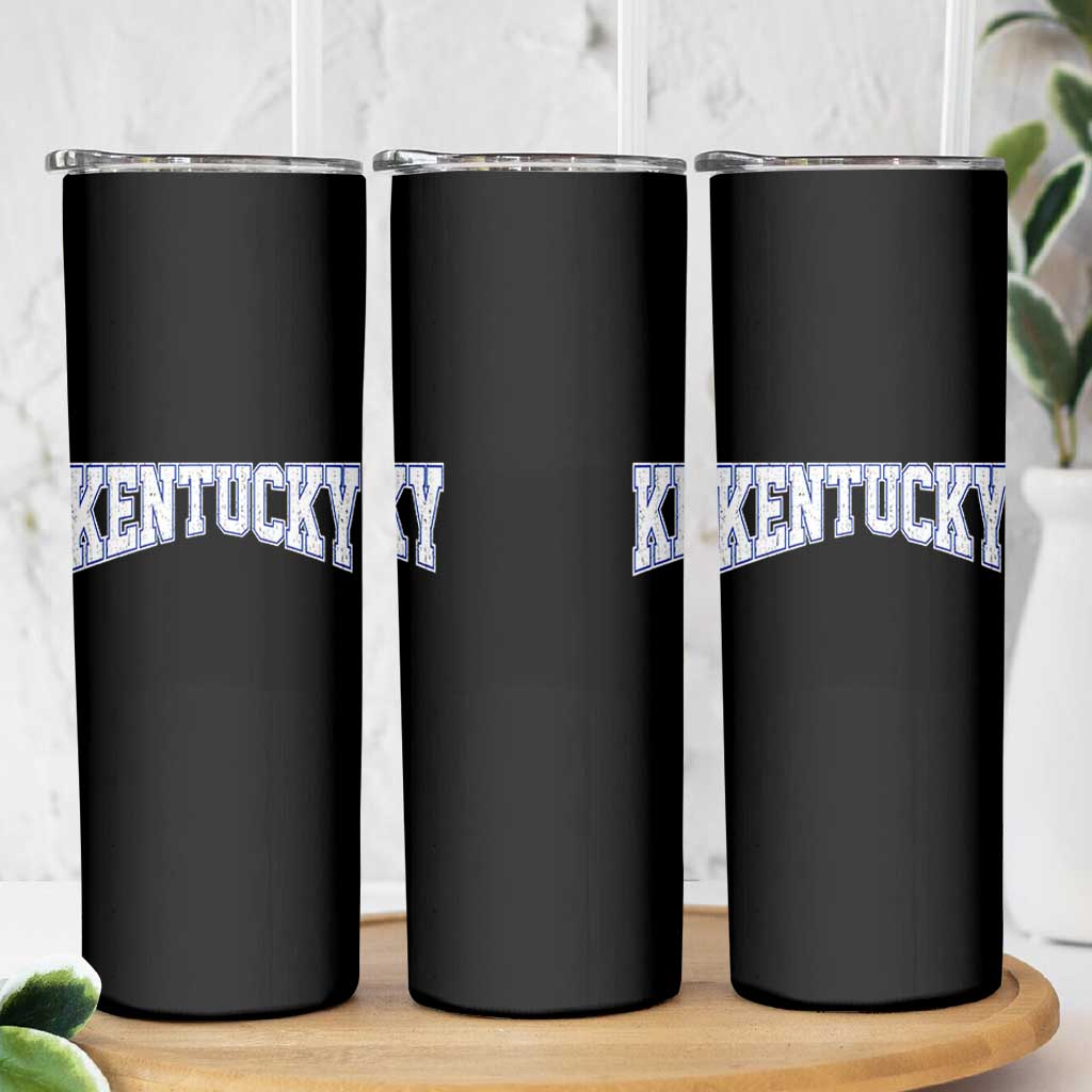 Kentucky Skinny Tumbler Vintage Sports Design Kentuckian KY State