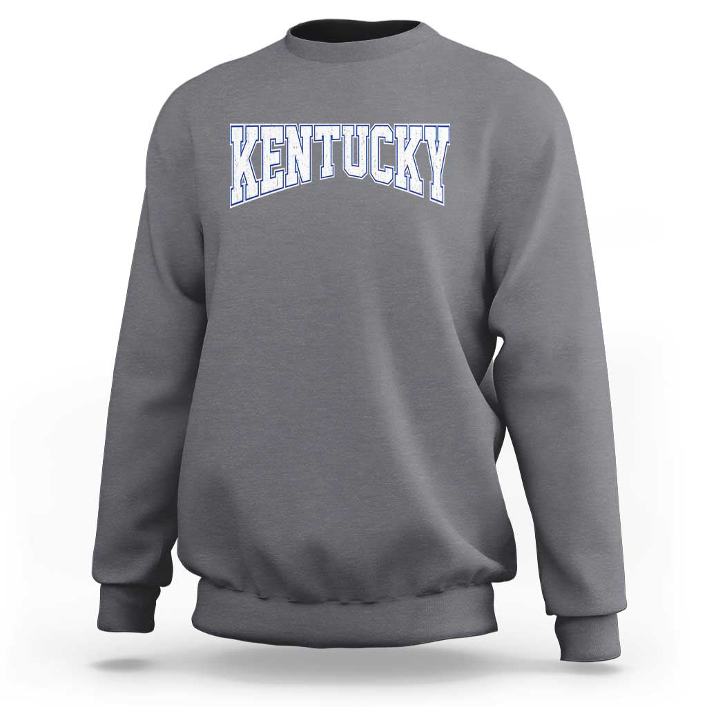 Kentucky Sweatshirt Vintage Sports Design Kentuckian KY State