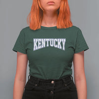Kentucky T Shirt For Women Vintage Sports Design Kentuckian KY State