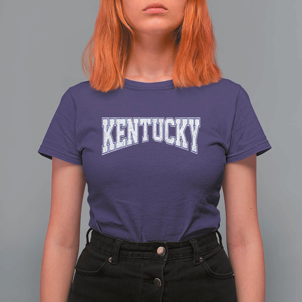 Kentucky T Shirt For Women Vintage Sports Design Kentuckian KY State