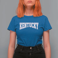 Kentucky T Shirt For Women Vintage Sports Design Kentuckian KY State