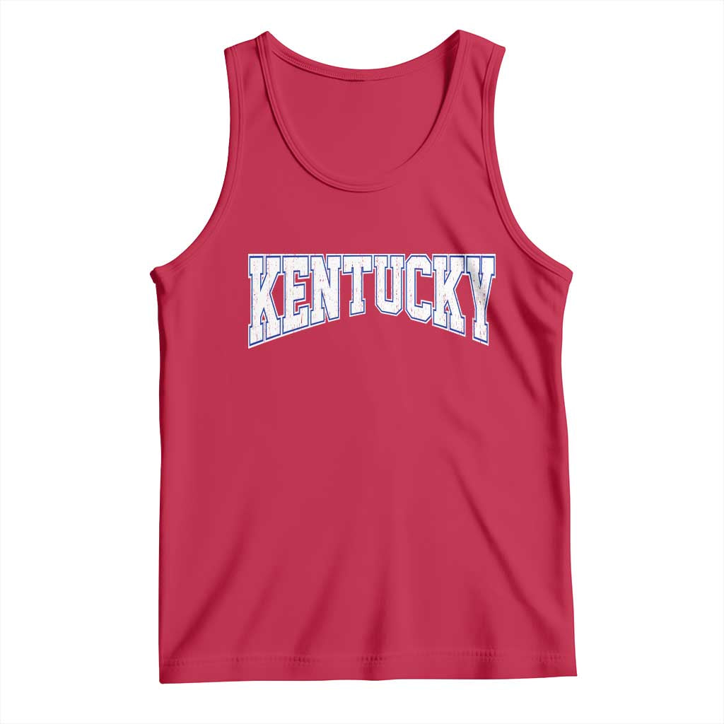 Kentucky Tank Top Vintage Sports Design Kentuckian KY State