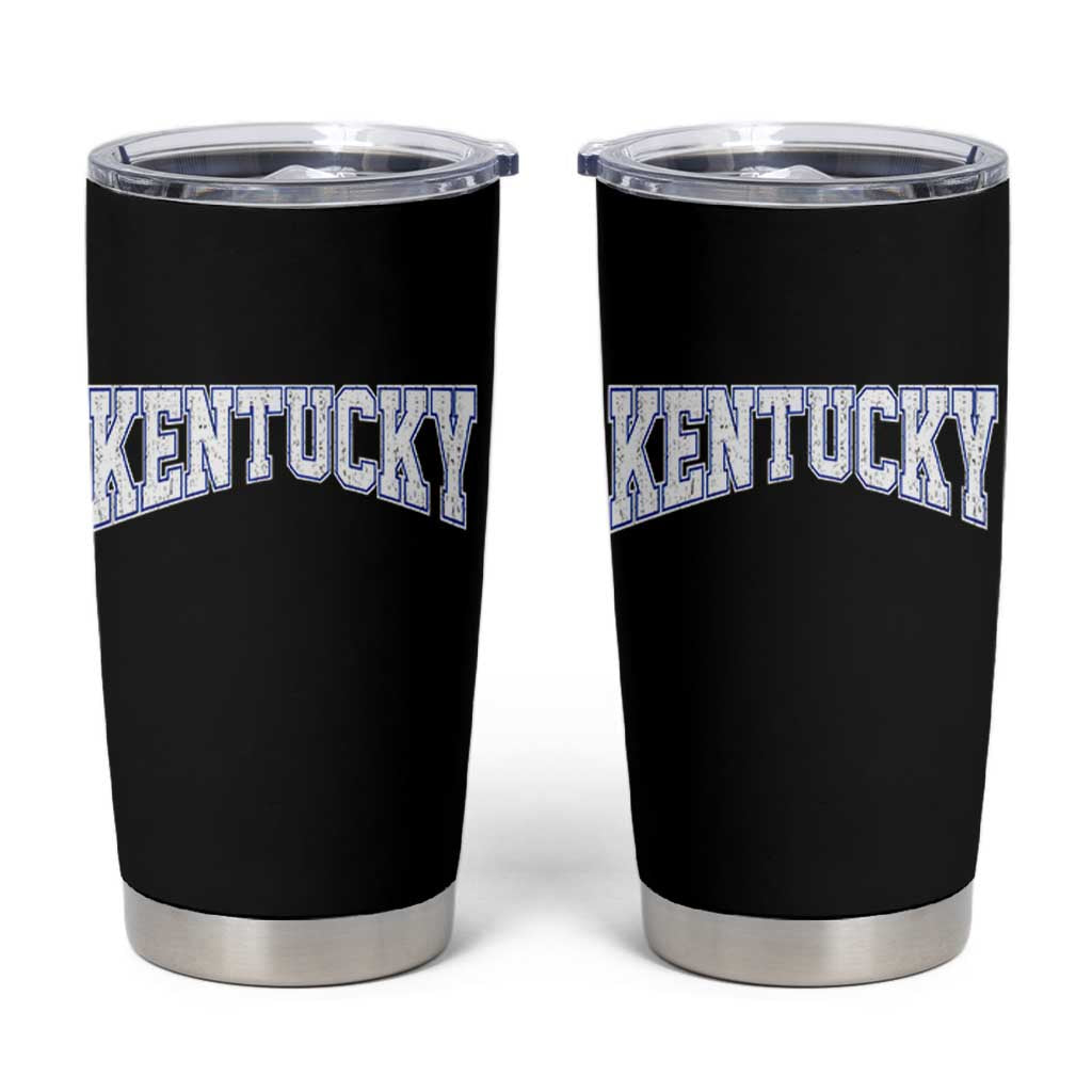 Kentucky Tumbler Cup Vintage Sports Design Kentuckian KY State
