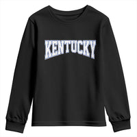 Kentucky Youth Sweatshirt Vintage Sports Design Kentuckian KY State