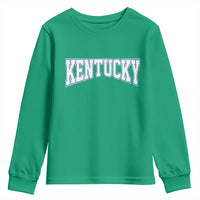 Kentucky Youth Sweatshirt Vintage Sports Design Kentuckian KY State
