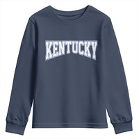Kentucky Youth Sweatshirt Vintage Sports Design Kentuckian KY State