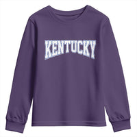 Kentucky Youth Sweatshirt Vintage Sports Design Kentuckian KY State