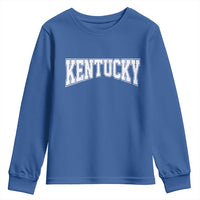 Kentucky Youth Sweatshirt Vintage Sports Design Kentuckian KY State