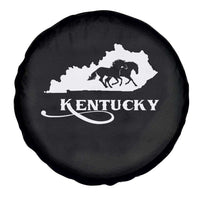 Kentucky Horse Map State Derby Day Spare Tire Cover