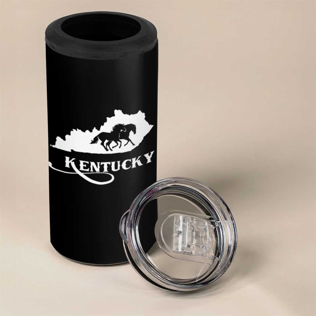 Kentucky Horse Map State Derby Day 4 in 1 Can Cooler Tumbler