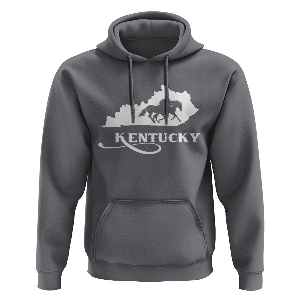Kentucky Horse Map State Derby Day Hoodie