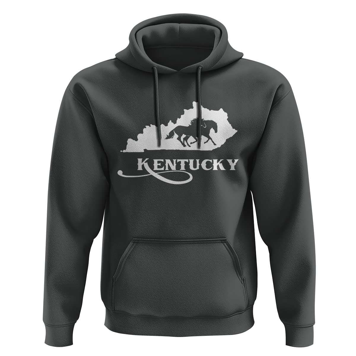 Kentucky Horse Map State Derby Day Hoodie