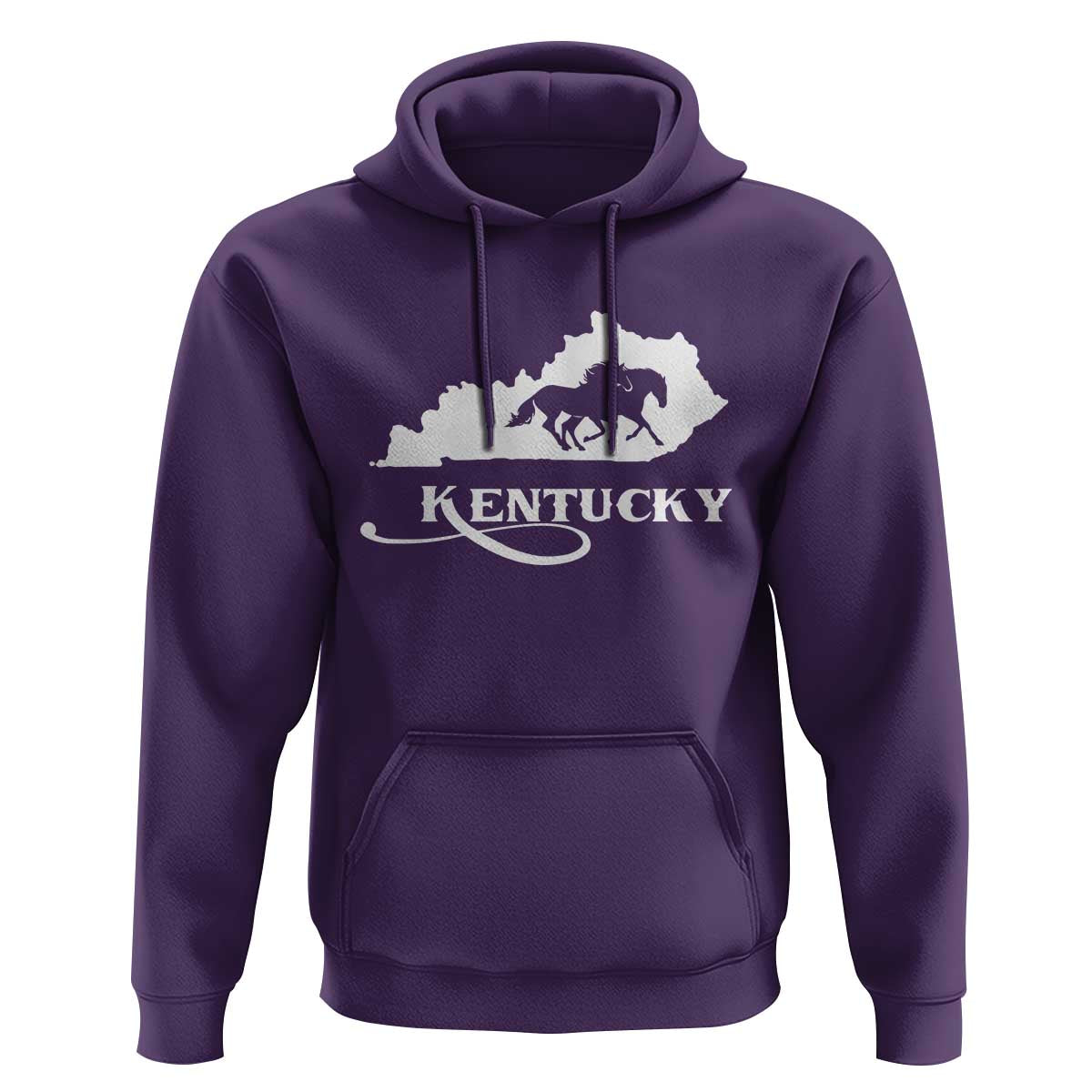 Kentucky Horse Map State Derby Day Hoodie