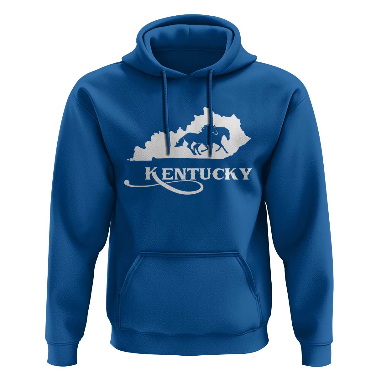 Kentucky Horse Map State Derby Day Hoodie