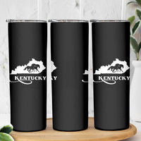 Kentucky Horse Map State Derby Day Skinny Tumbler