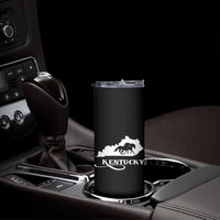 Kentucky Horse Map State Derby Day Skinny Tumbler