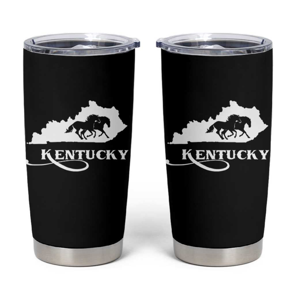 Kentucky Horse Map State Derby Day Tumbler Cup