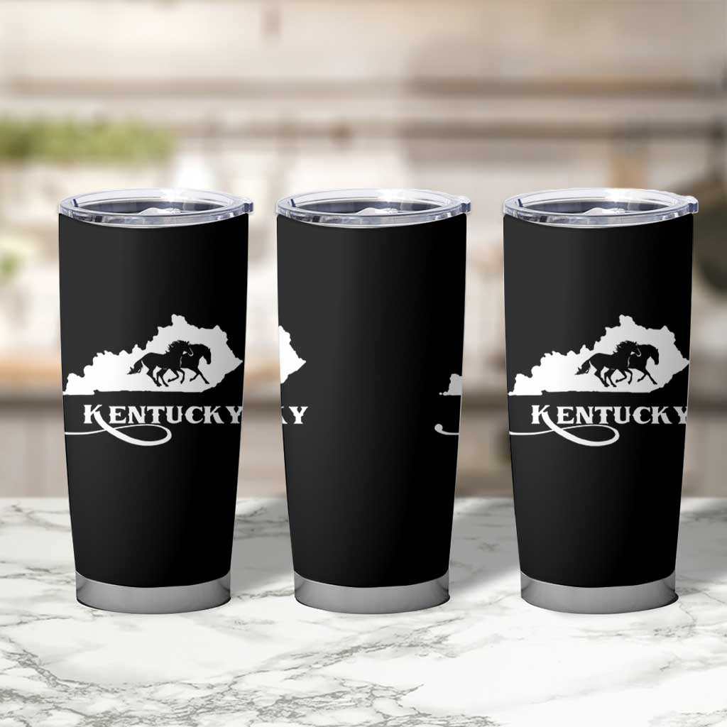 Kentucky Horse Map State Derby Day Tumbler Cup