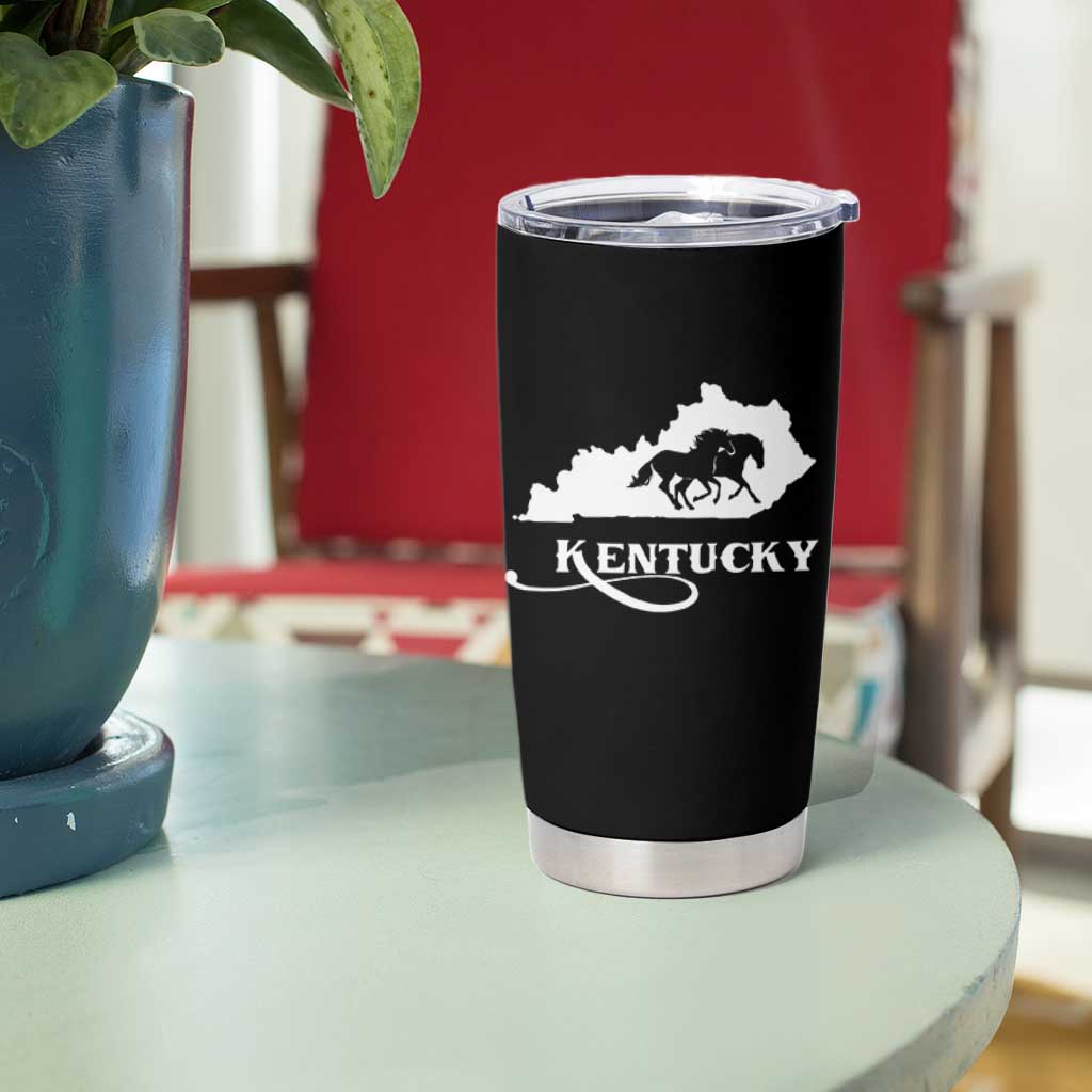 Kentucky Horse Map State Derby Day Tumbler Cup