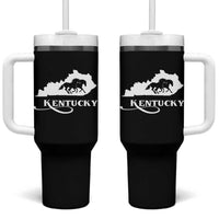 Kentucky Horse Map State Derby Day Tumbler With Handle