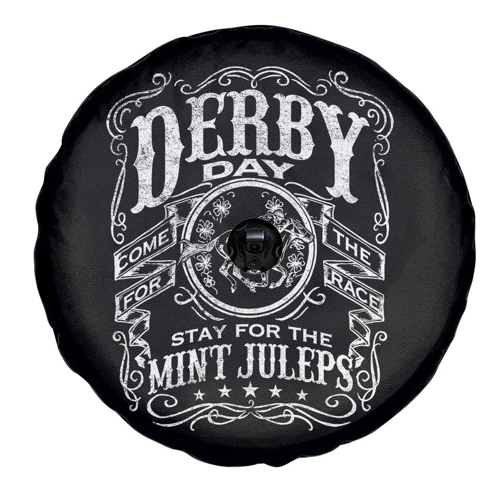 Derby Day Come For The Track Stay For The Mint Juleps Spare Tire Cover Horse Racing