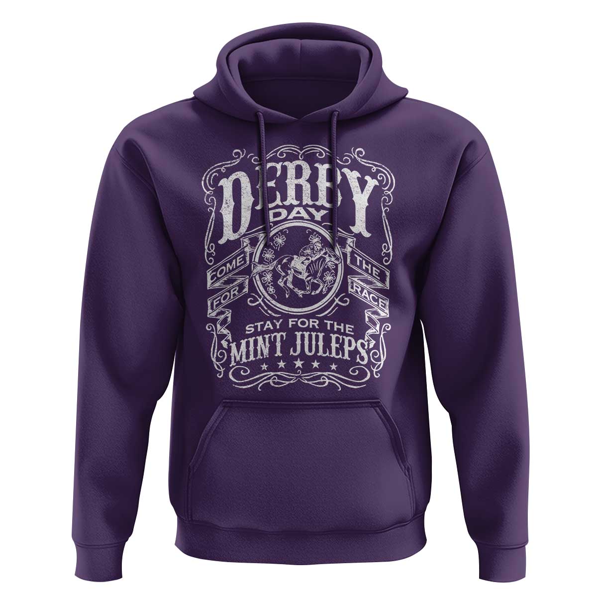 Derby Day Come For The Track Stay For The Mint Juleps Hoodie Horse Racing