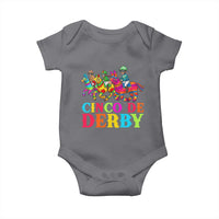 Cinco De Derby Baby Onesie Funny Mexican Derby Pinata Horse Race