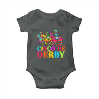 Cinco De Derby Baby Onesie Funny Mexican Derby Pinata Horse Race