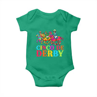 Cinco De Derby Baby Onesie Funny Mexican Derby Pinata Horse Race