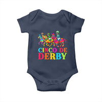 Cinco De Derby Baby Onesie Funny Mexican Derby Pinata Horse Race