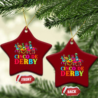 Cinco De Derby Ceramic Ornament Funny Mexican Derby Pinata Horse Race
