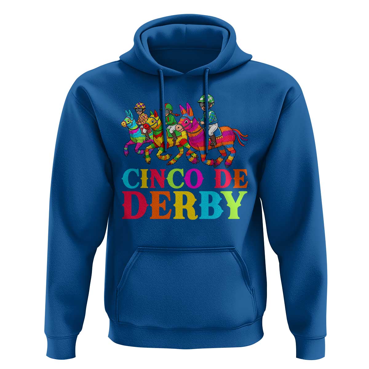 Cinco De Derby Hoodie Funny Mexican Derby Pinata Horse Race