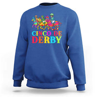 Cinco De Derby Sweatshirt Funny Mexican Derby Pinata Horse Race