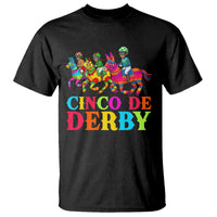 Cinco De Derby T Shirt Funny Mexican Derby Pinata Horse Race