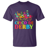 Cinco De Derby T Shirt Funny Mexican Derby Pinata Horse Race