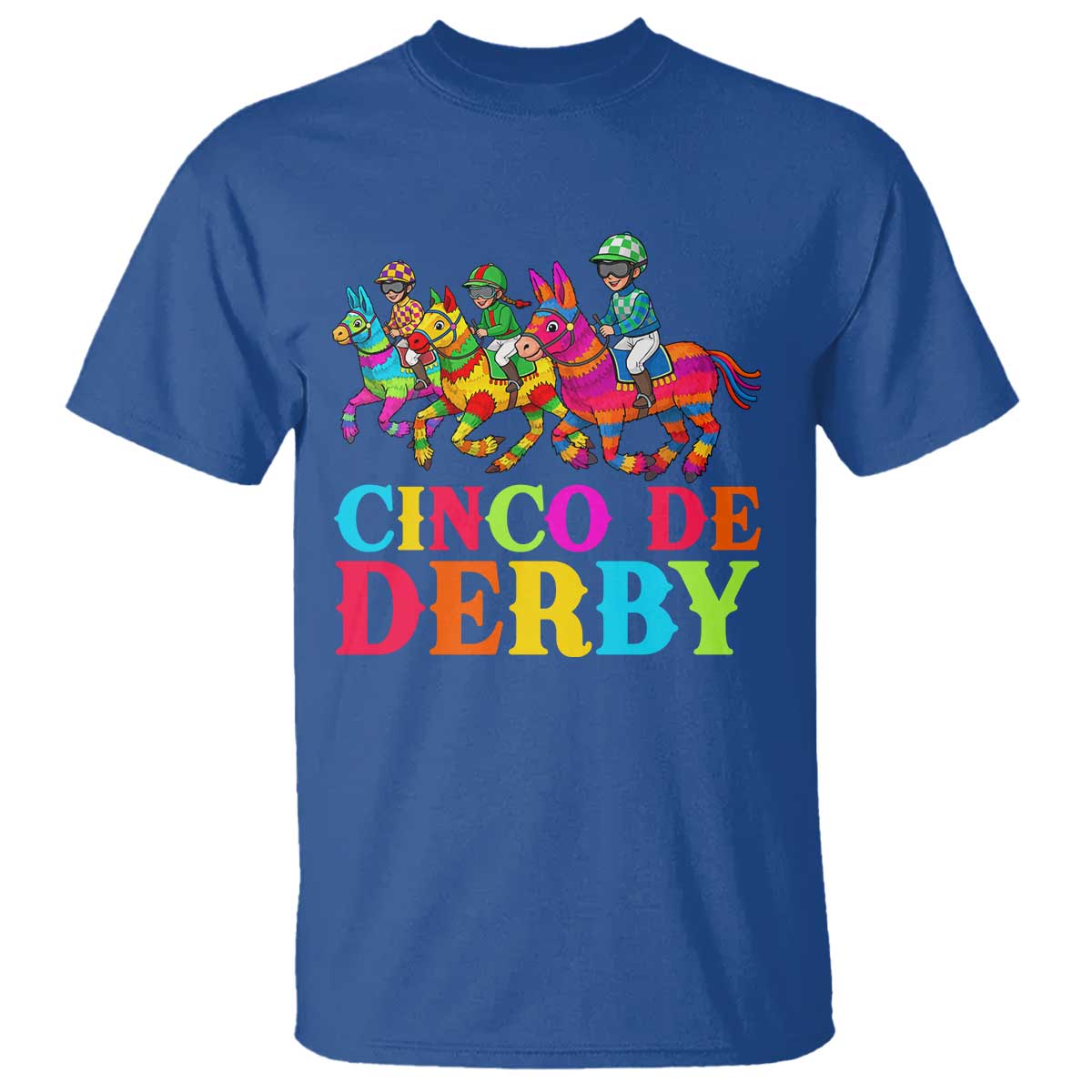Cinco De Derby T Shirt Funny Mexican Derby Pinata Horse Race